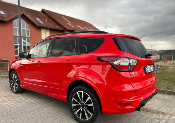 Ford Kuga cena 70002 przebieg: 167538, rok produkcji 2017 z Lębork małe 667